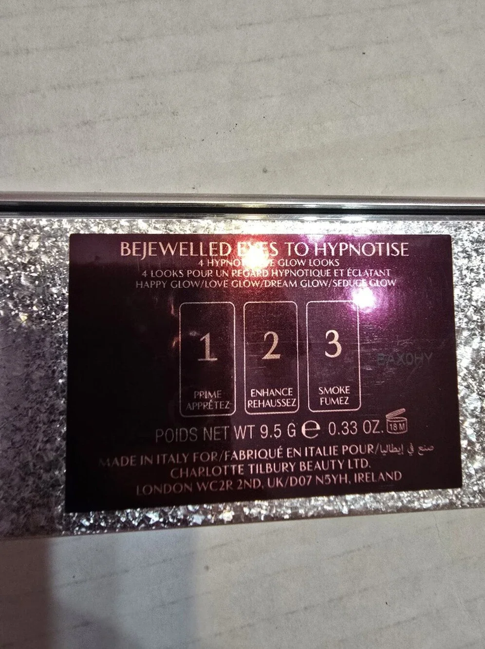 Charlotte Tilbury Bejewelled Eyes To Hypnotize Gold Eyeshadow Palette Rare